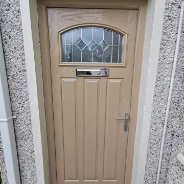 Ballymoney | St Andrews Door | Mushroom Colour | Tranquillity Zinc Glazing